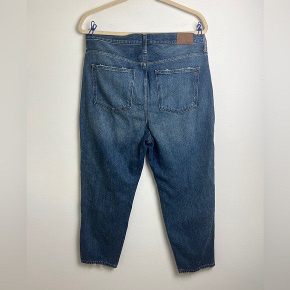 Madewell Size 35 The Mom High Rise Jean‎ In Downey Wash 100% Cotton - Picture 6 of 12